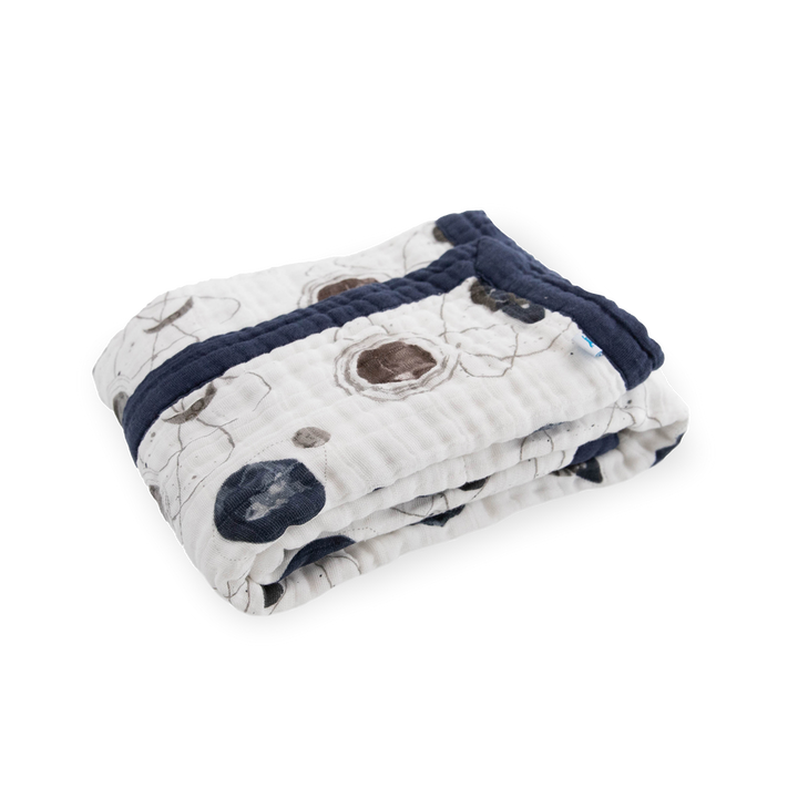 Little Unicorn Planetary Baby Quilt laid