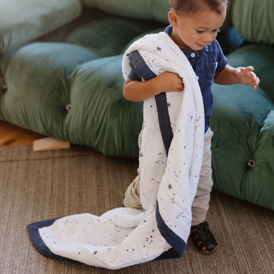 Little Unicorn Shooting Stars Baby Quilt model