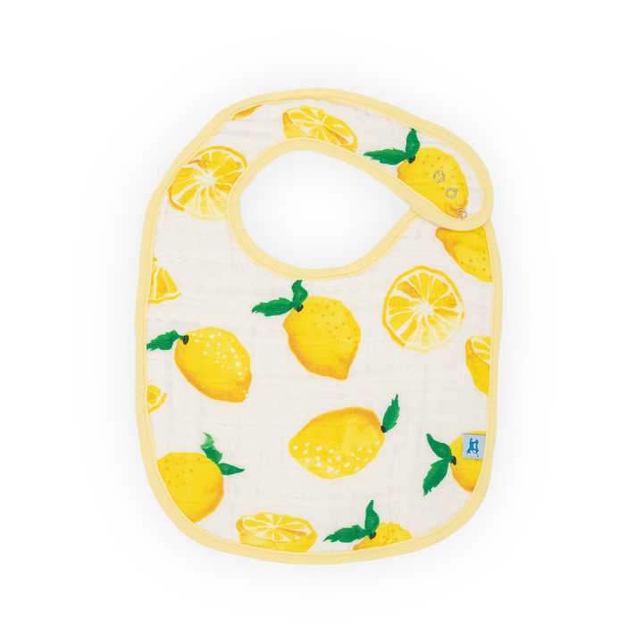 Little Unicorn Berry Lemonade Set of 3 Bibs lemons