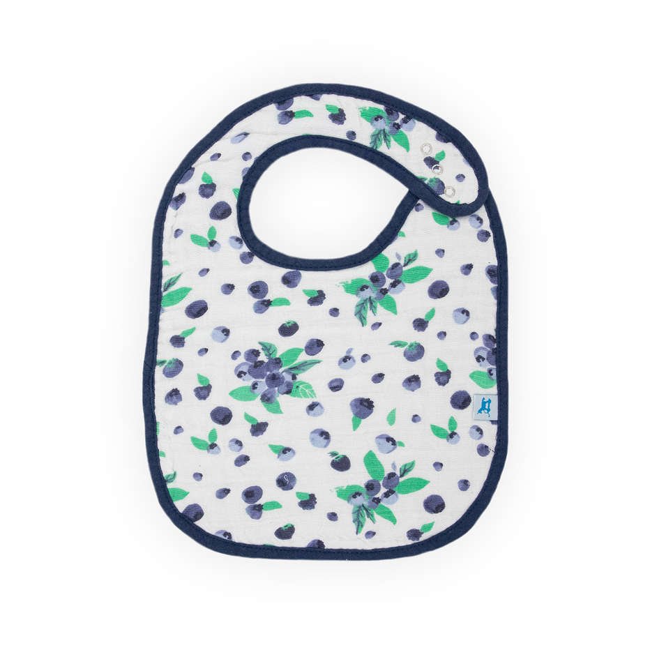 Little Unicorn Berry Lemonade Set of 3 Bibs blueberries