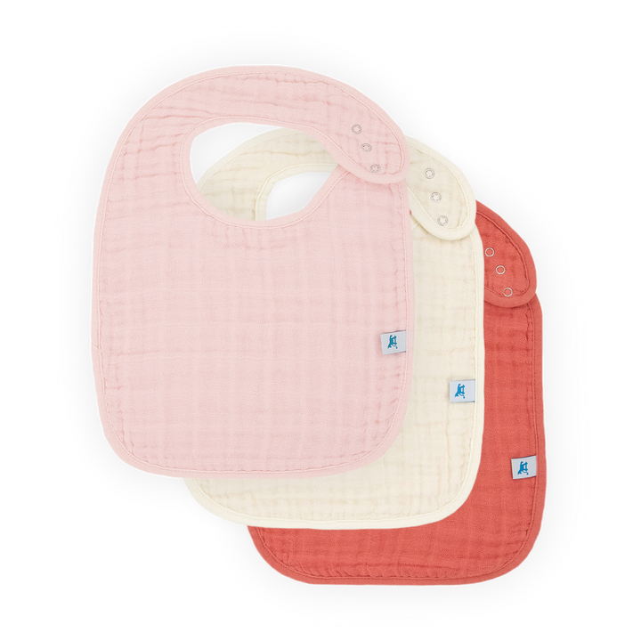 Little Unicorn Light Pink Set of 3 Bibs