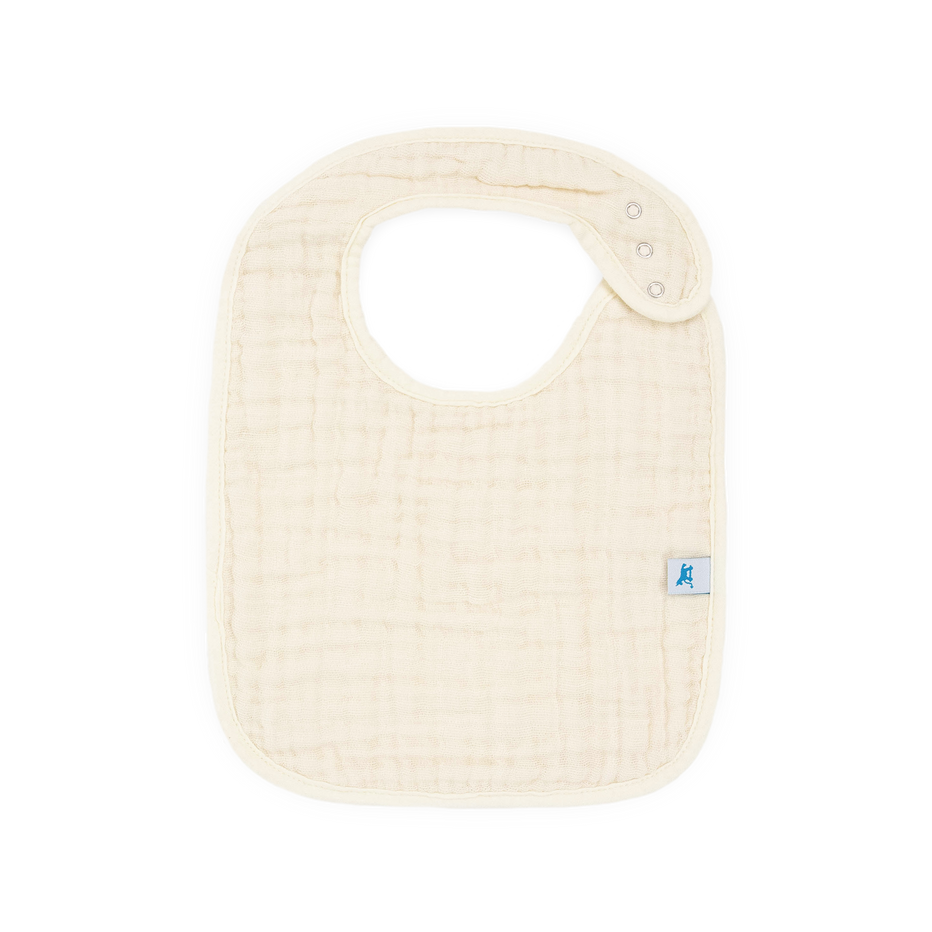 Little Unicorn Light Pink Set of 3 Bibs ivory