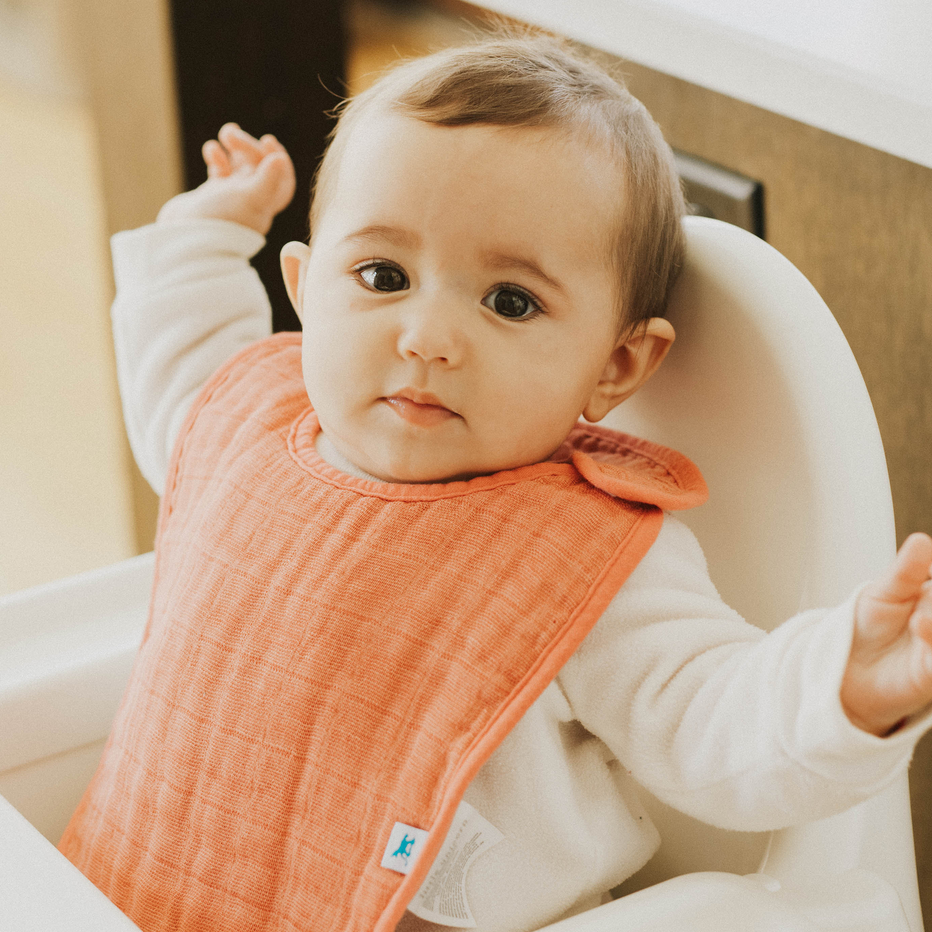 Little Unicorn Light Pink Set of 3 Bibs model