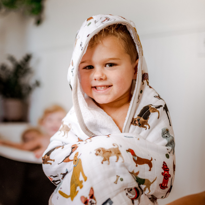 Woof Toddler Hooded Towel