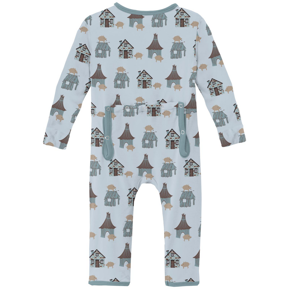 Kickee Pants Three Little Pigs Coverall back