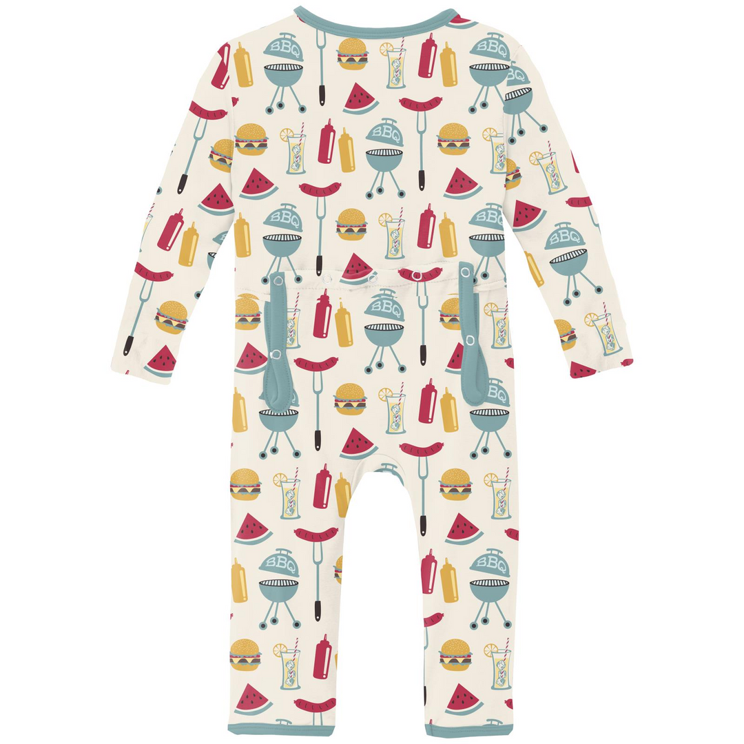 Kickee Pants BBQ Coverall back