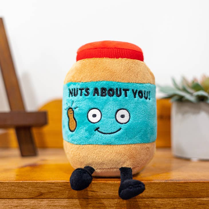 Peanut Butter Jar Plush Toy