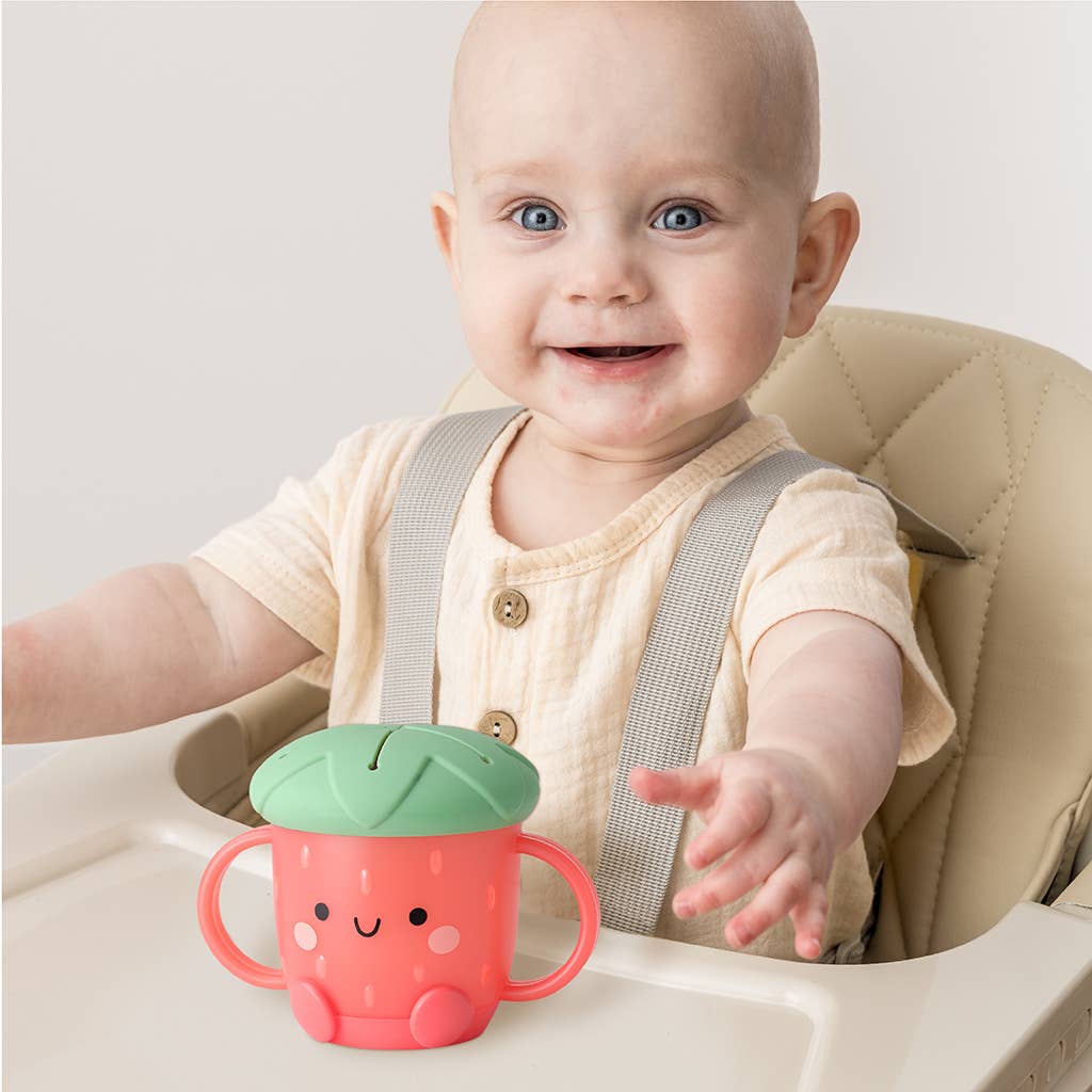 Itzy Ritzy Strawberry Itzy Snack Cup model