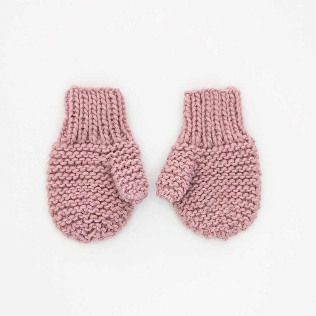 Huggalugs Rosy Garter Stitch Mittens