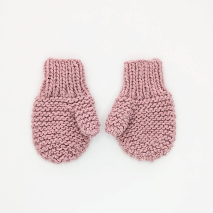 Huggalugs Rosy Garter Stitch Mittens