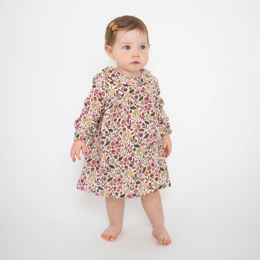 Angel Dear Acorn Floral 2pc Baby Dress model