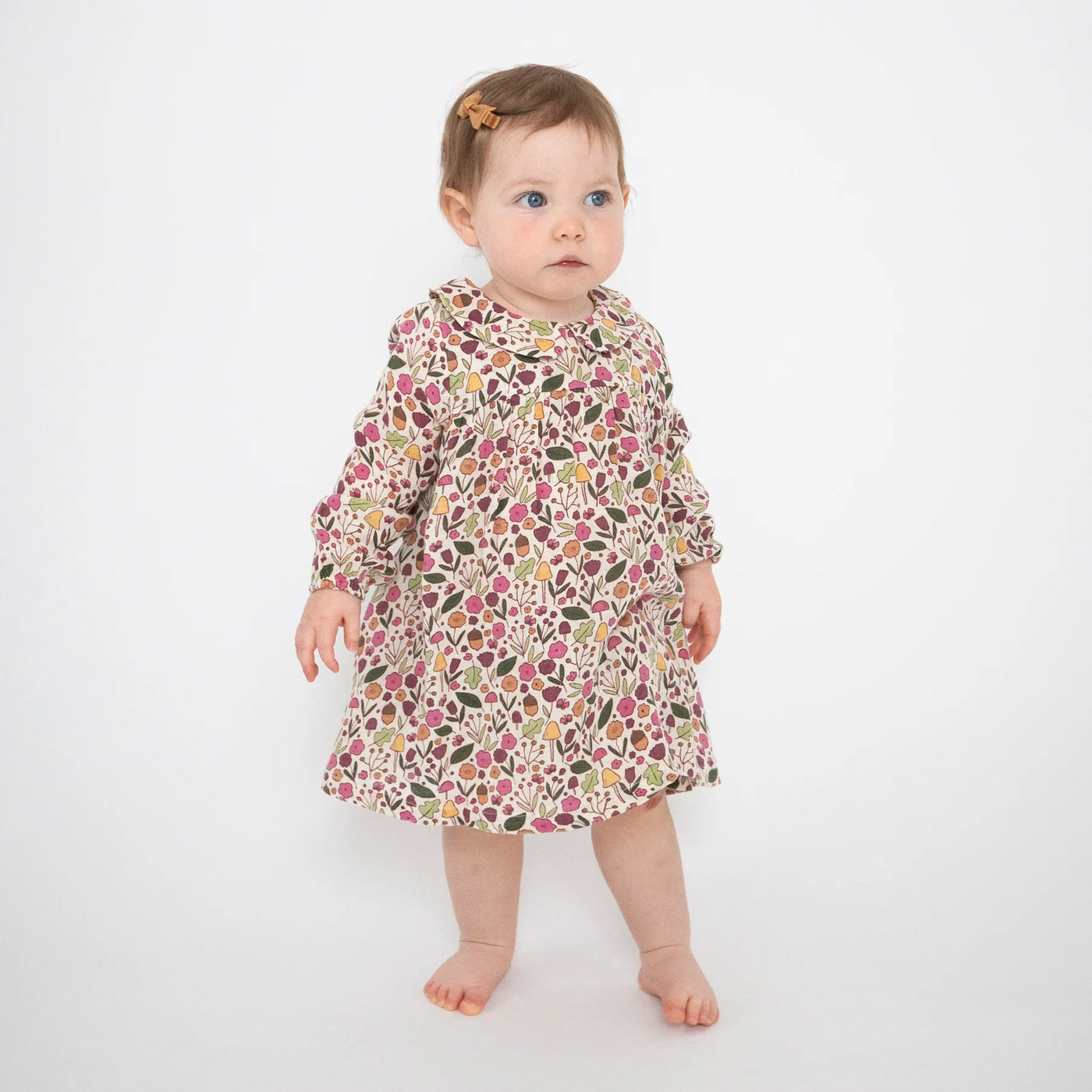 Acorn Floral 2pc Baby Dress