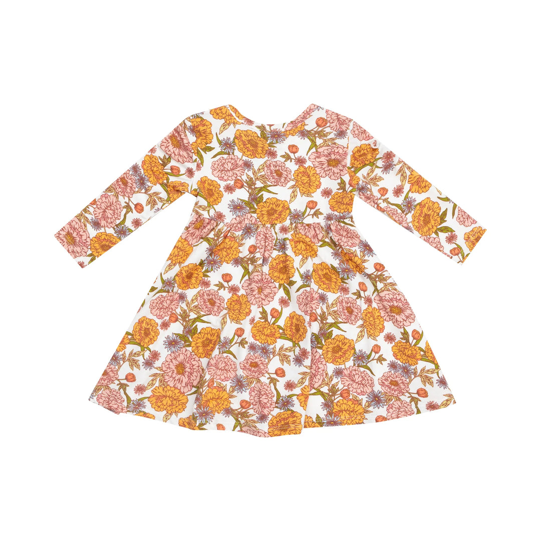Angel Dear Ambers Floral Twirl Dress back