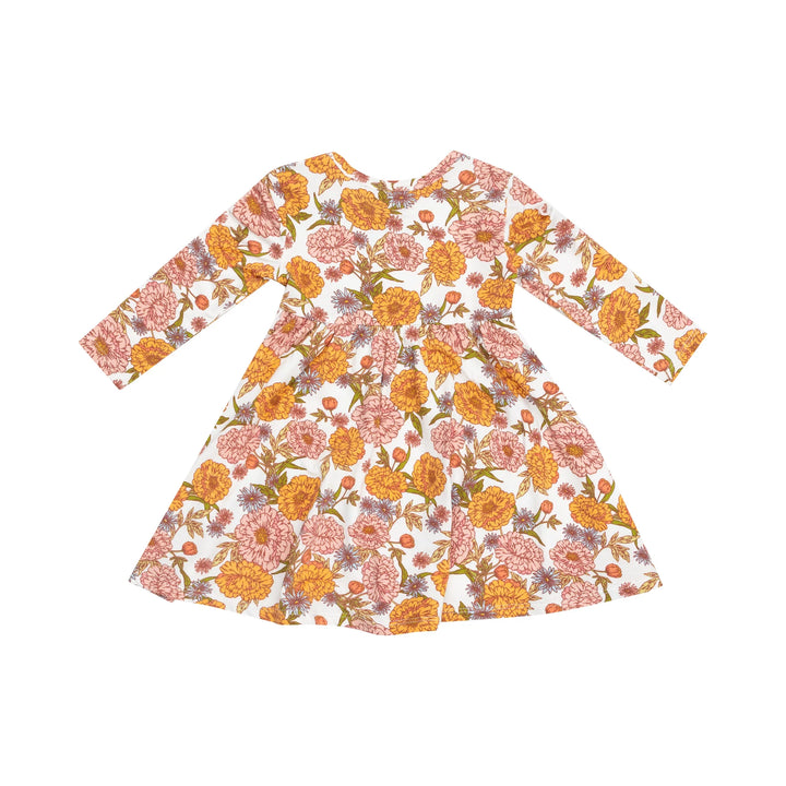 Angel Dear Ambers Floral Twirl Dress back