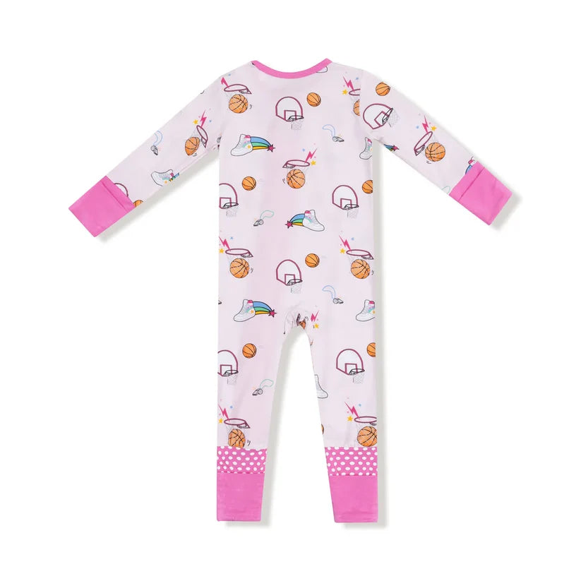 Angel Dear Basketball romper  back