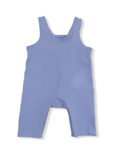 Angel Dear dog applique Baby Best Friend Overalls back
