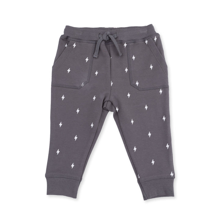 Lightning Bolt French Terry Baby Joggers