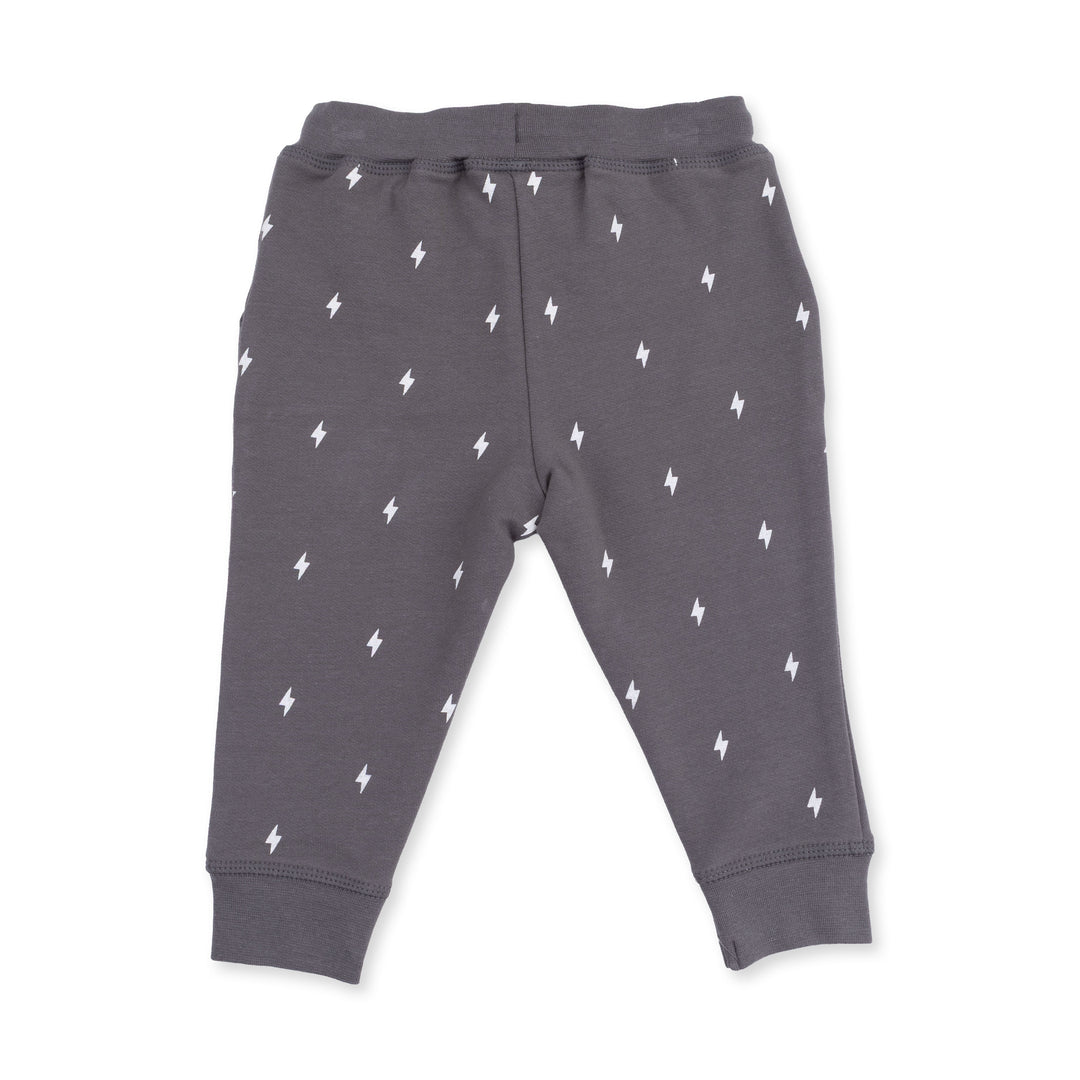 Lightning Bolt French Terry Baby Joggers