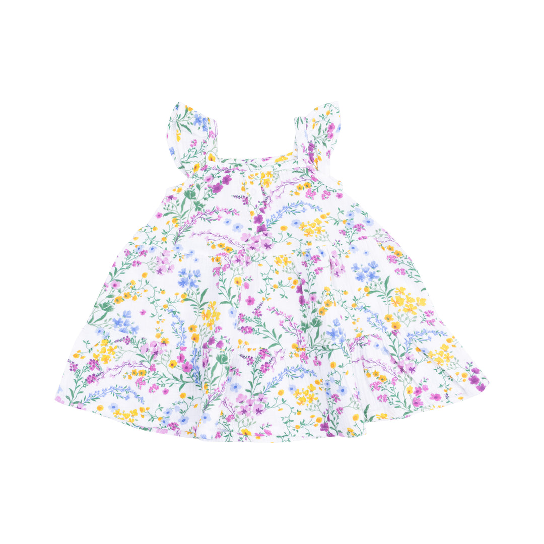 Angel Dear Cottage Climbing Floral Twirly Sundress back
