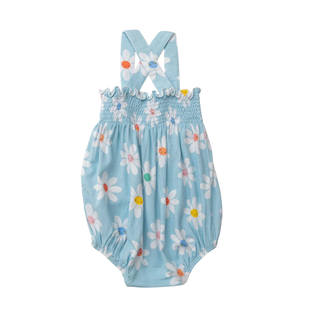 Angel Dear Daisy Faces Smocked Bubble back