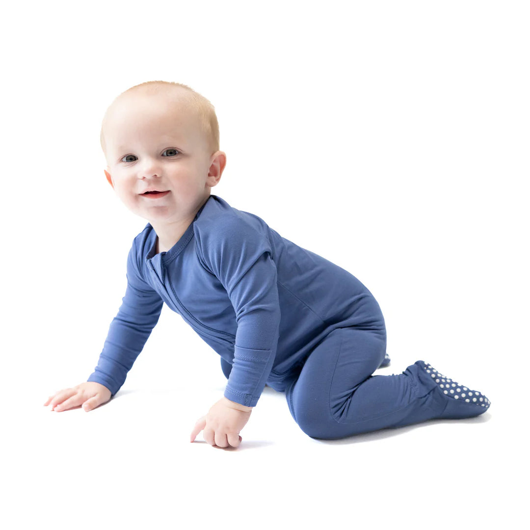 Angel Dear Solid Blue Footie model