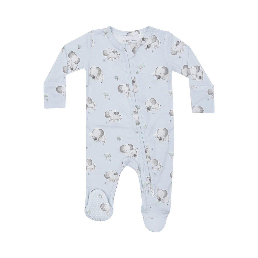 Angel Dear Blue Elephants Footie