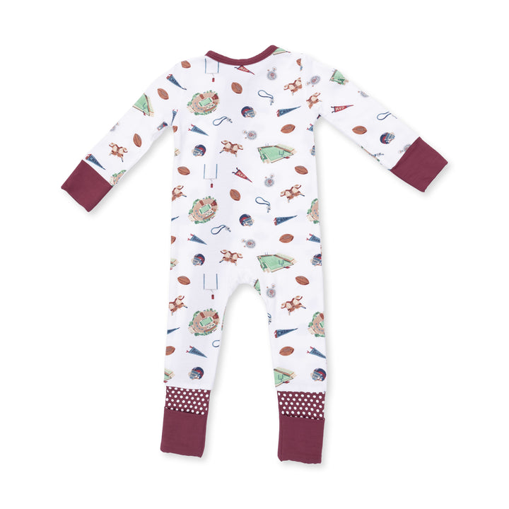 Angel Dear Vintage Football Romper back