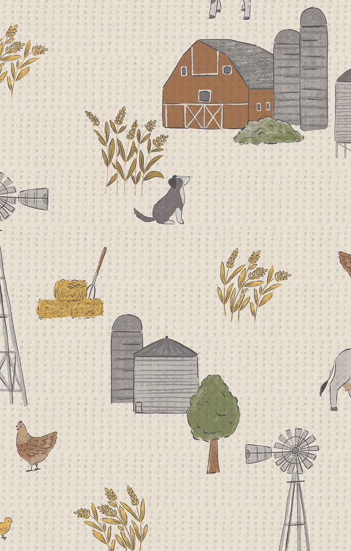 Angel Dear Hay Farmer Bodysuit swatch