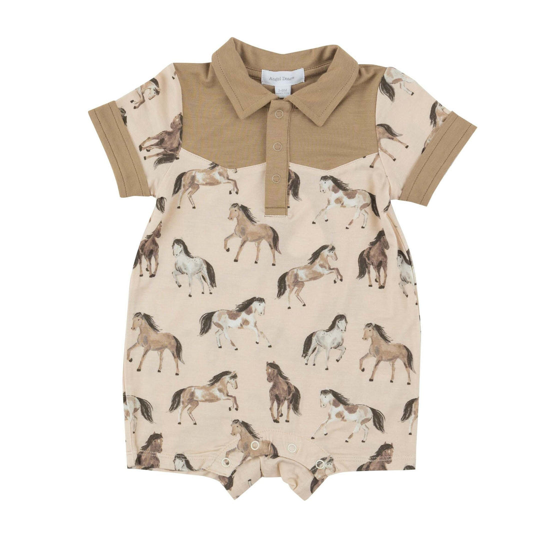 Angel Dear Horses Short Romper