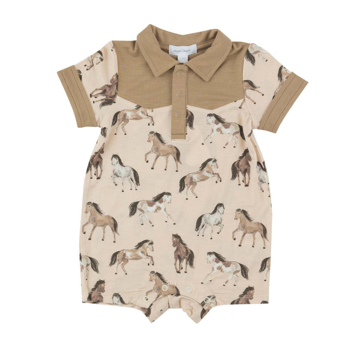 Angel Dear Horses Short Romper