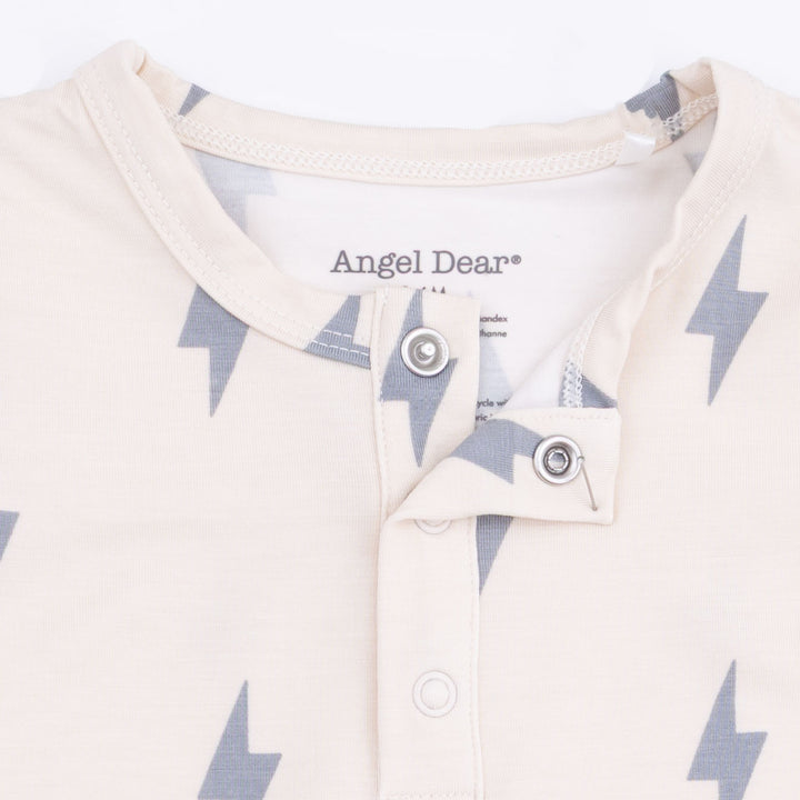 Angel Dear Lightning Bolt Henley Set detail
