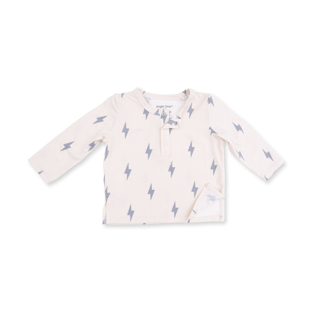 Lightning Bolt Baby Henley Set