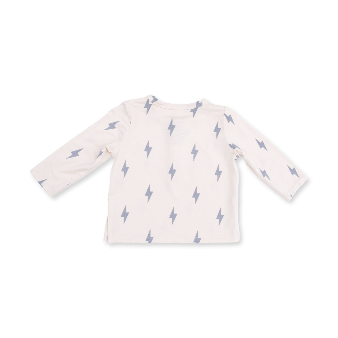 Lightning Bolt Baby Henley Set