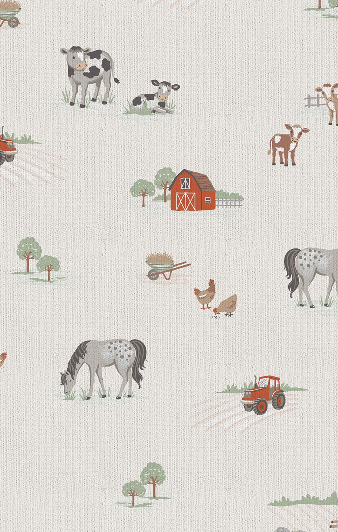 Angel Dear Little Farm Bodysuit swatch