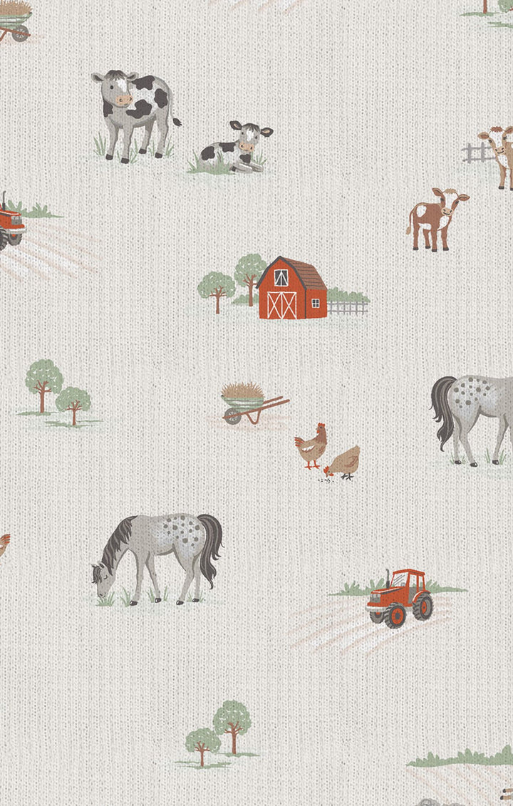 Angel Dear Little Farm Bodysuit swatch