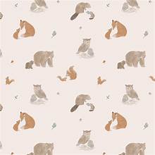 Angel Dear Mixed Woodland Animals swatch