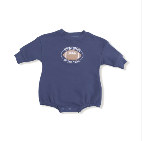 Angel Dear Varsity Sweatshirt Bubble Newcomer  Vintage Indigo 