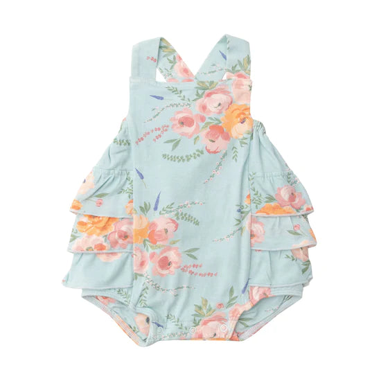 Angel Dear Peonies Sunsuit