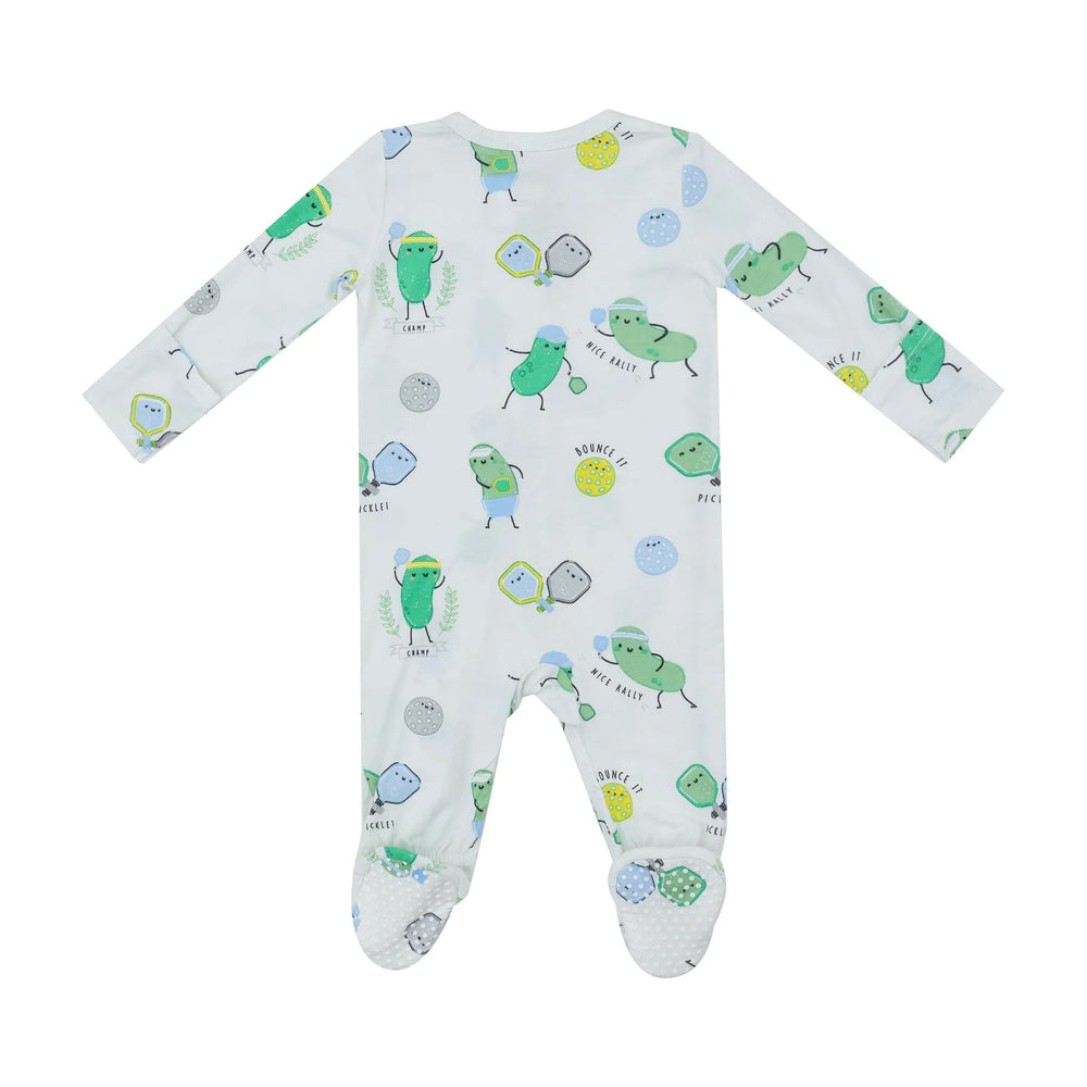 Angel Dear Blue Pickleball Footie back