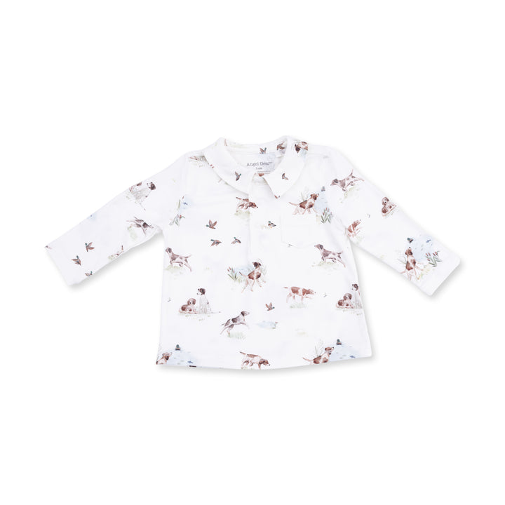 Angel Dear Pointer Pups & Duck Buddies Polo Set top
