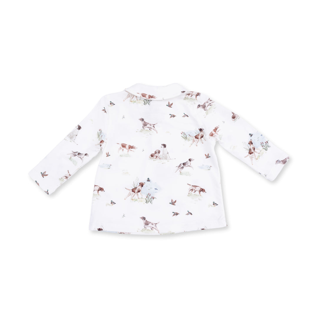 Angel Dear Pointer Pups & Duck Buddies Polo Set top back