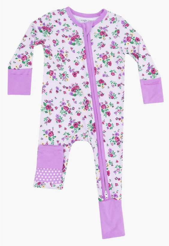 Angel Dear Preppy Rose Convertible Romper