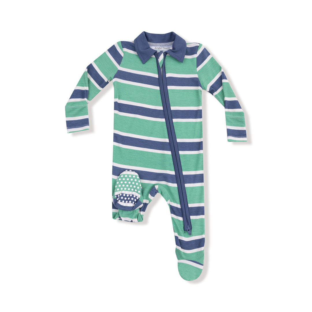 Angel Dear Rugby Stripe Polo Footie
