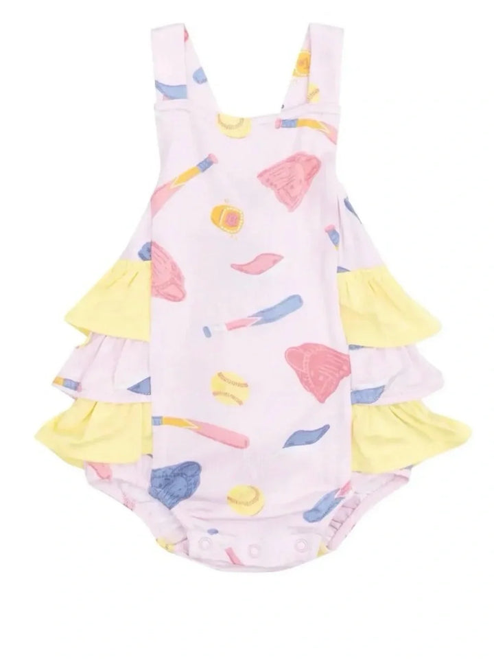 Softball Bubble Romper
