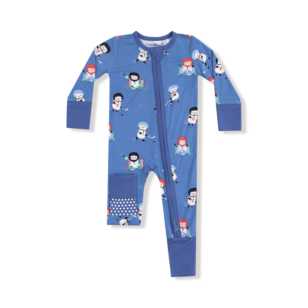 Angel Dear Snow Folks Ice Hockey Romper