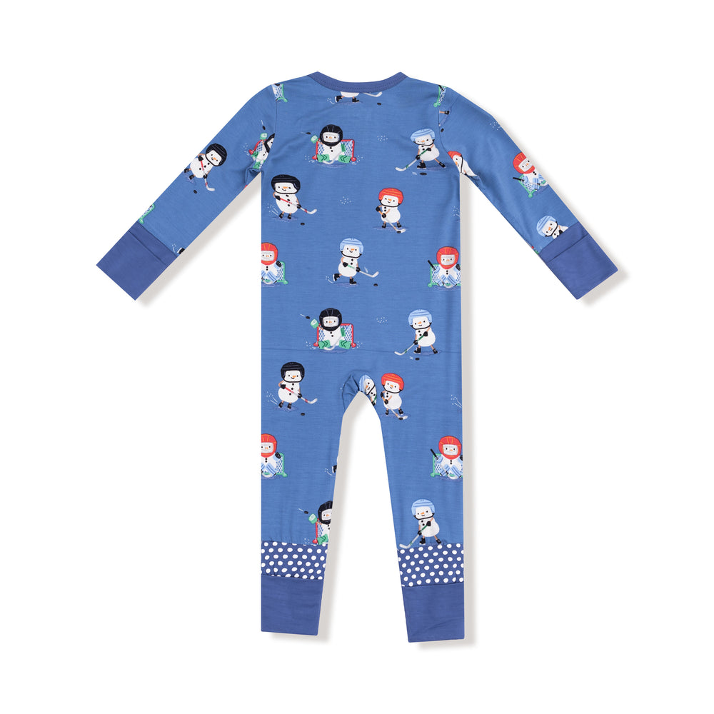 Angel Dear Snow Folks Ice Hockey Romper back