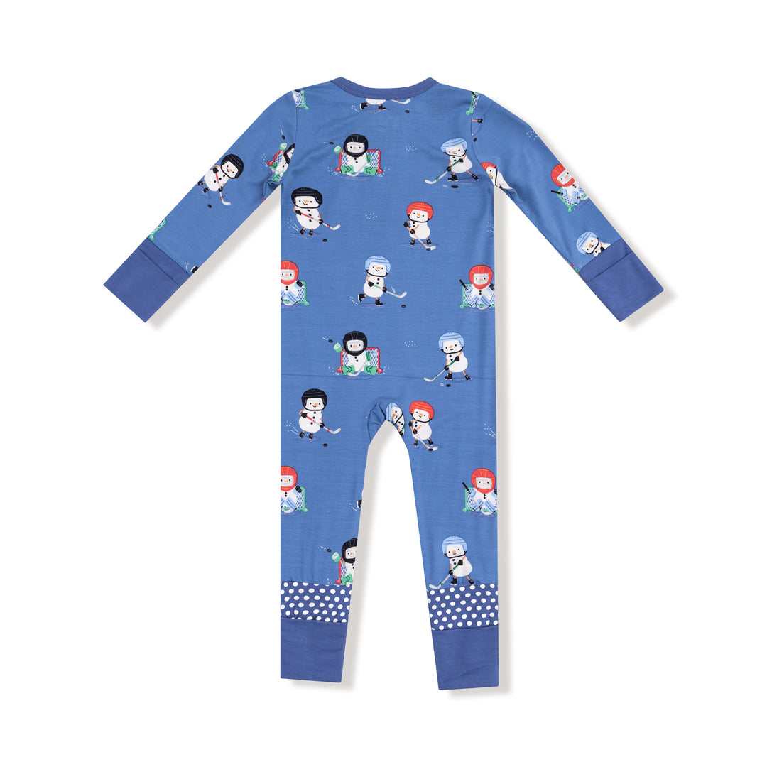 Angel Dear Snow Folks Ice Hockey Romper back