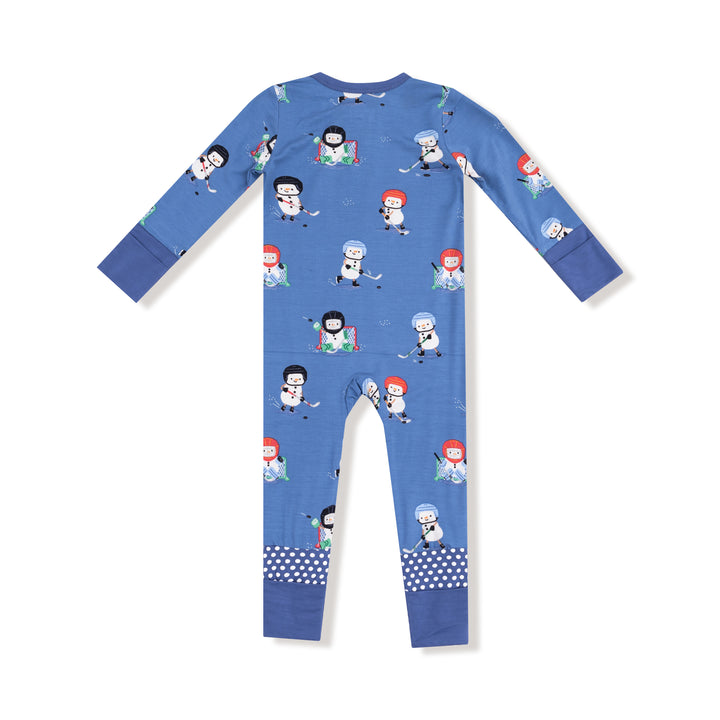 Angel Dear Snow Folks Ice Hockey Romper back