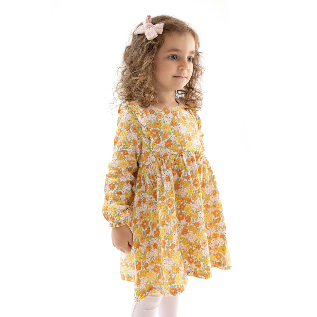 Angel Dear Sweet Amber Baby Dress & Leggings model close