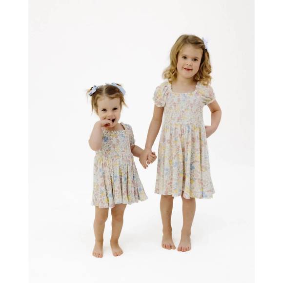 Angel Dear Viola Smocked Dress model
